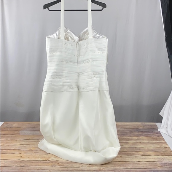 12 pearl white Wedding Dress with Beads - Picture 6 of 14